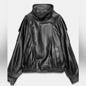 Viral Zara Faux Leather Jacket